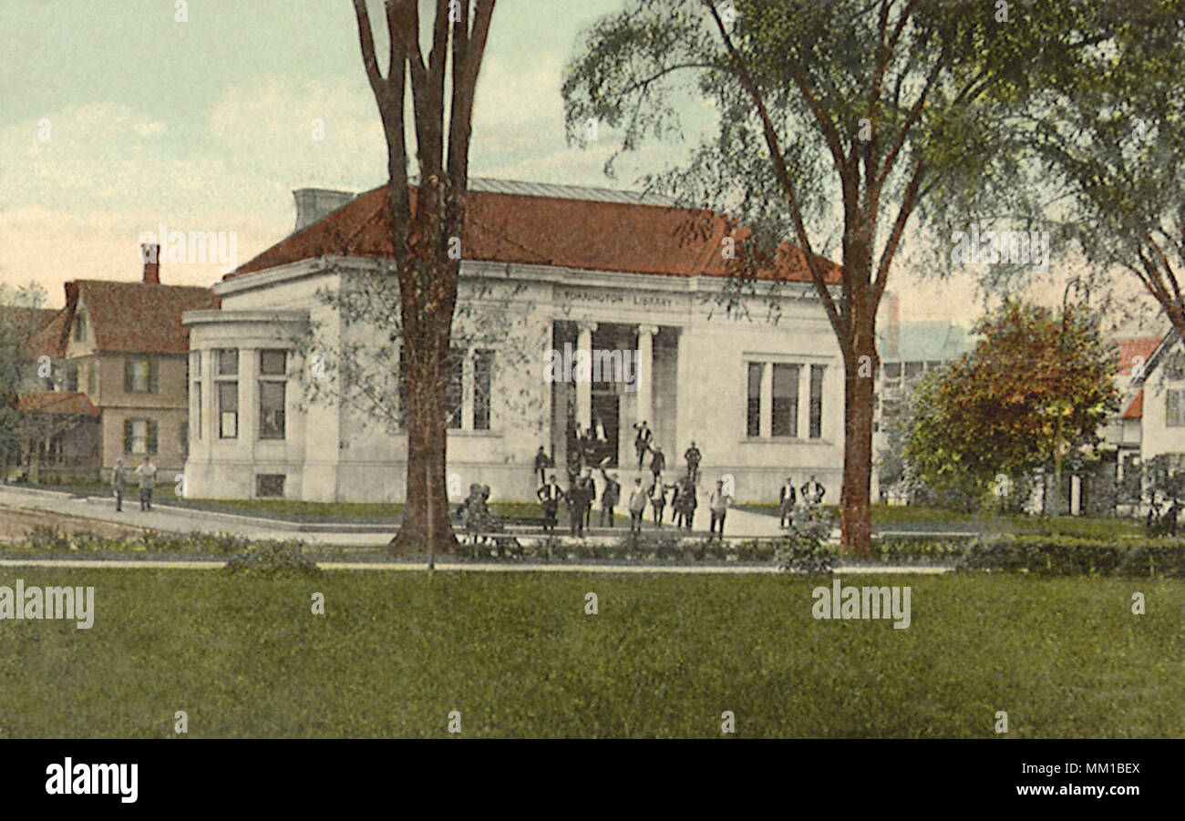 Torrington Library. Torrington. 1920 Stock Photo Alamy