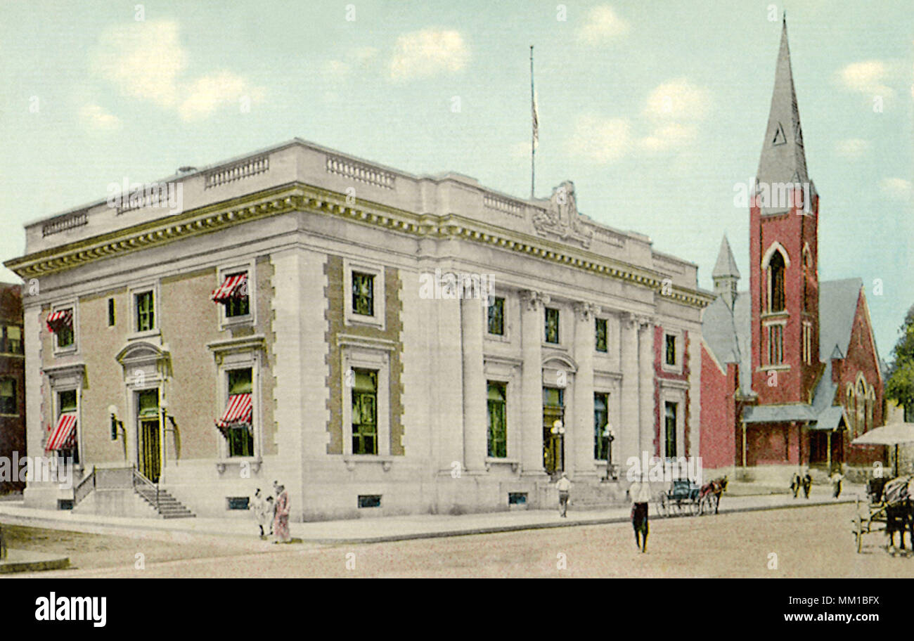 Post Office. Waterbury. 1910 Stock Photo Alamy