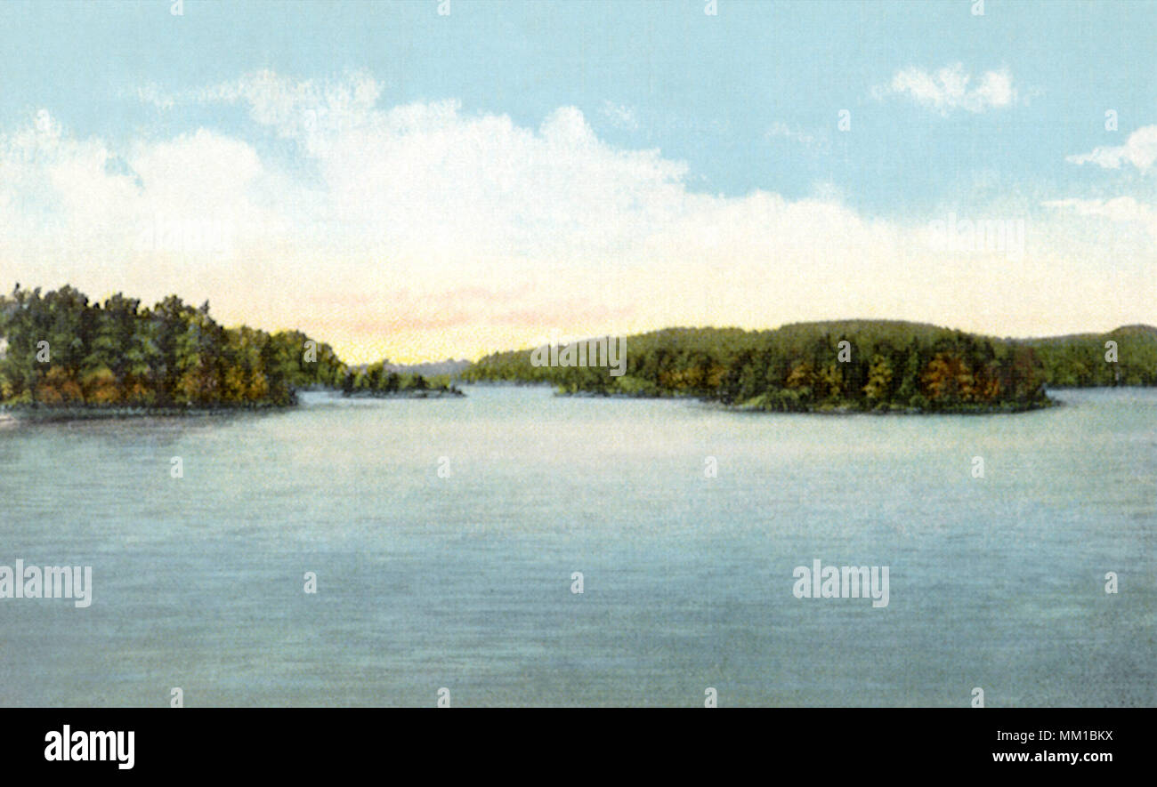 Malletts Bay on Lake Champlain. Burlington. 1937 Stock Photo Alamy