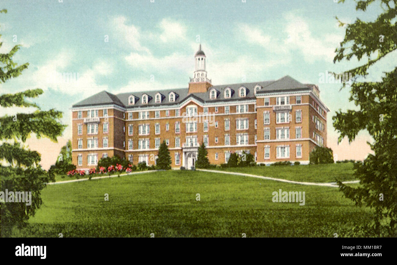 Hepburn Hall at Middlebury College. Middlebury. 1950 Stock Photo