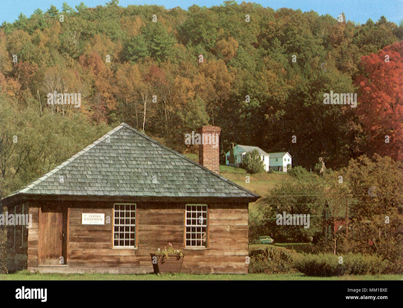 Eureka Schoolhouse. Springfield. 1970 Stock Photo