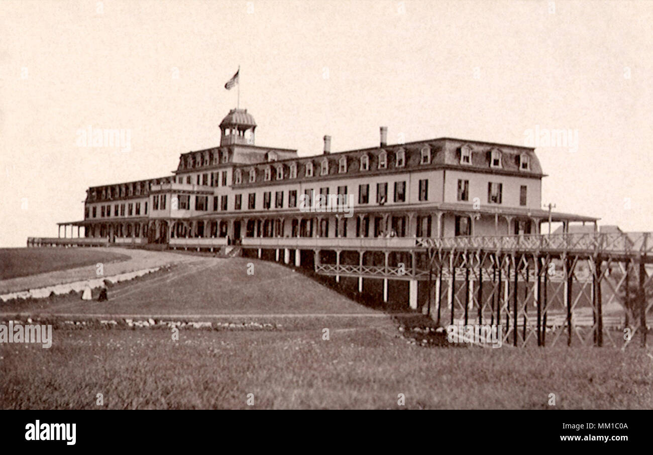 Ocean View Hotel. Block Island. 1930 Stock Photo Alamy