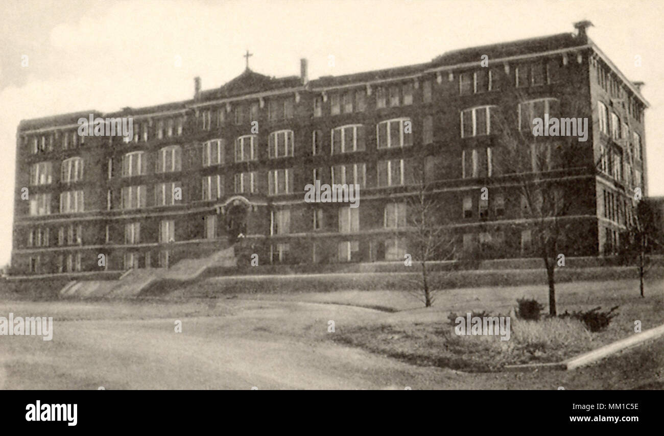 Mount St. Charles Academy. Woonsocket. 1910 Stock Photo