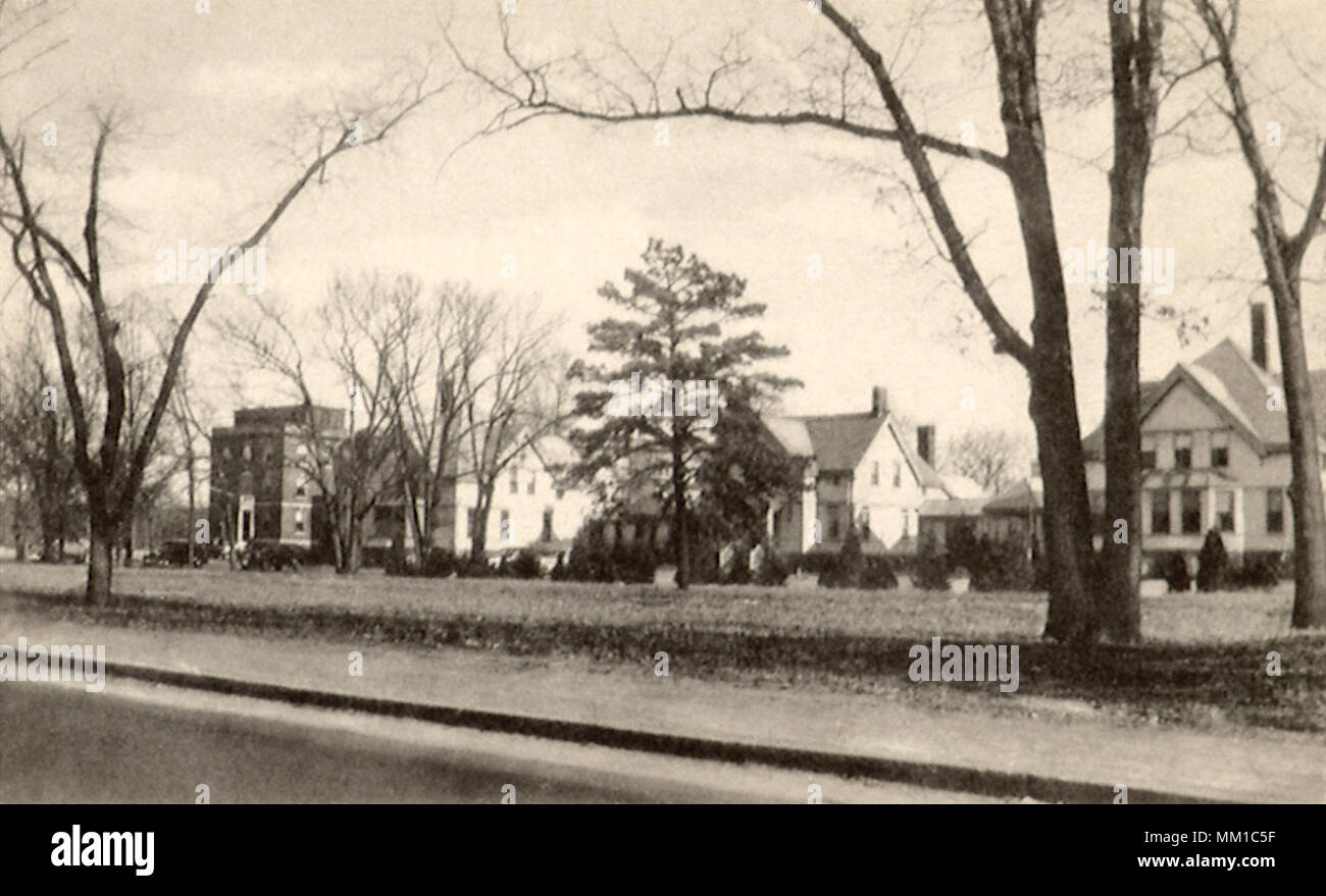 Woonsocket Hospital. Woonsocket. 1910 Stock Photo