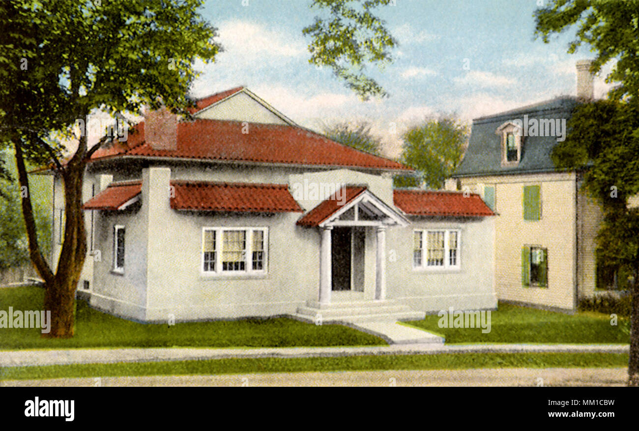 First Church of Christ Scientist. Calais. 1924 Stock Photo