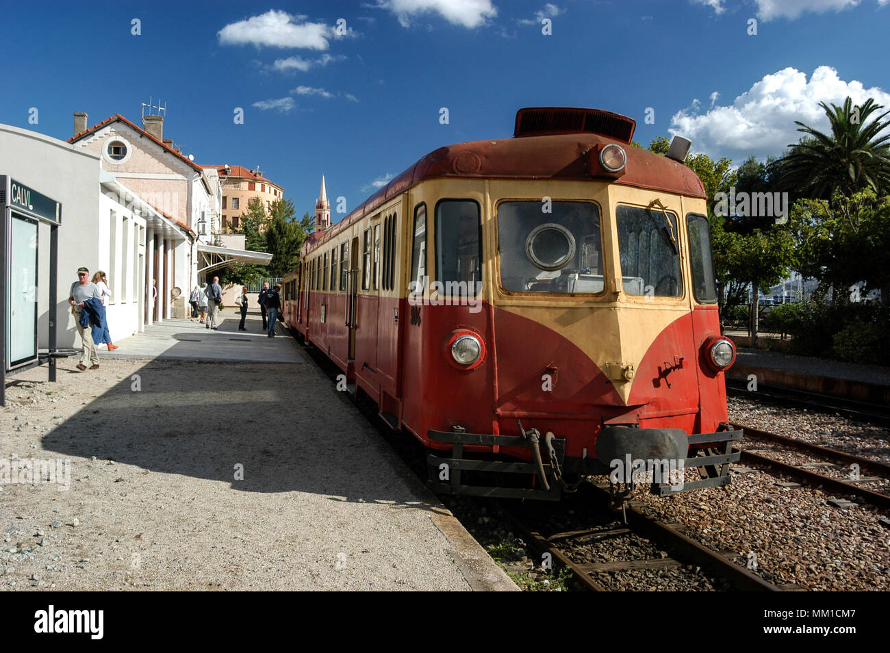 Calvi rail station hi-res stock photography and images - Alamy