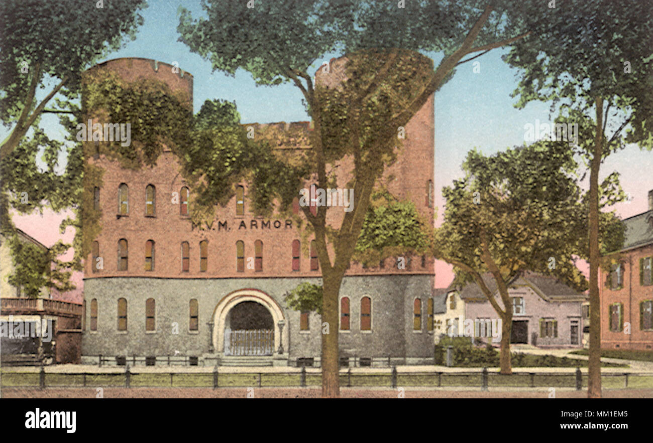M.V M. Armory. Lynn. 1910 Stock Photo Alamy