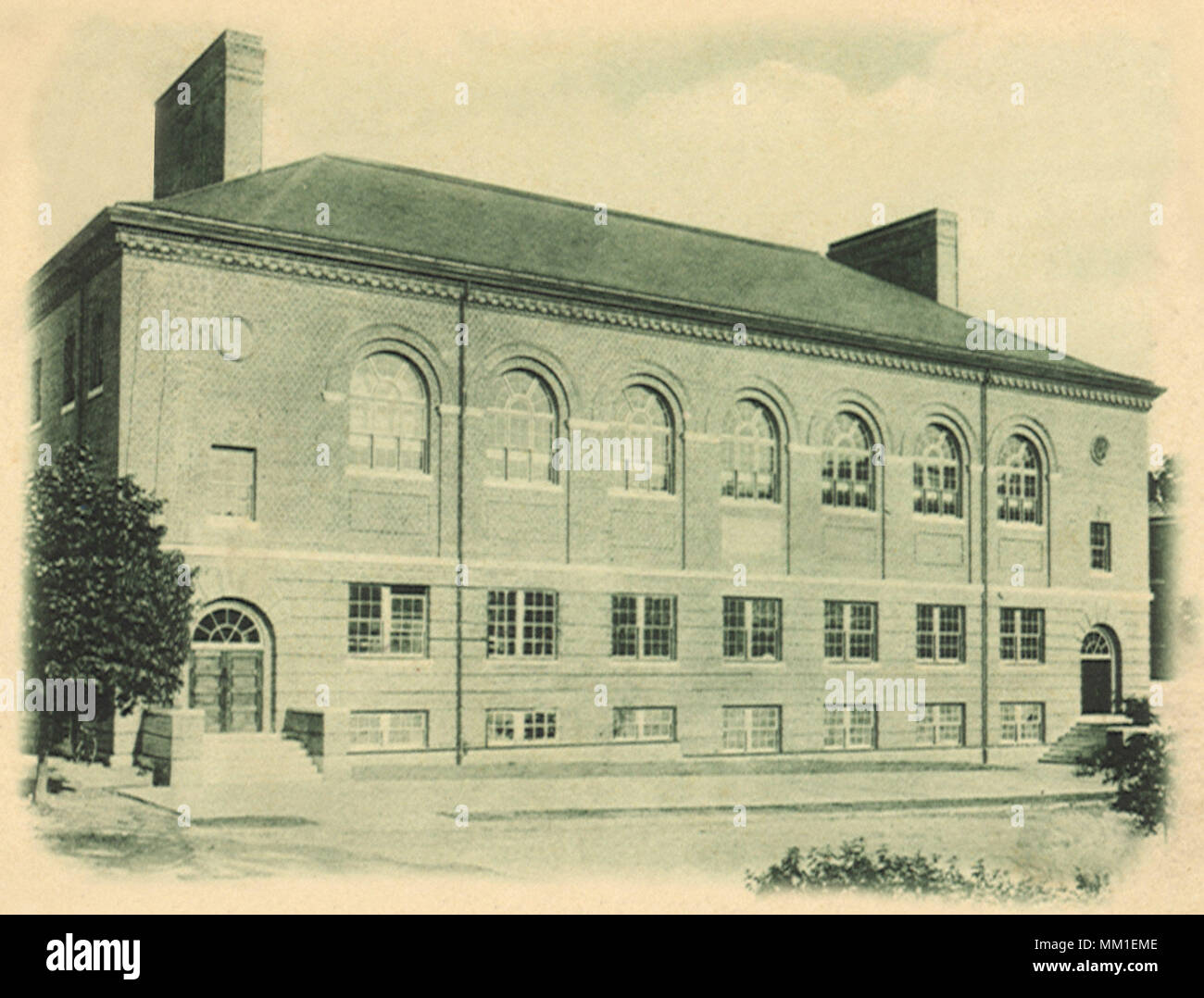 Stevens Memorial Building. Ludlow. 1909 Stock Photo Alamy