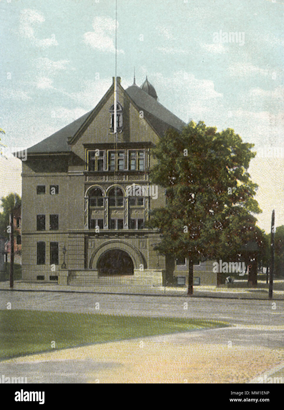 Town Hall. Leominster. 1910 Stock Photo Alamy