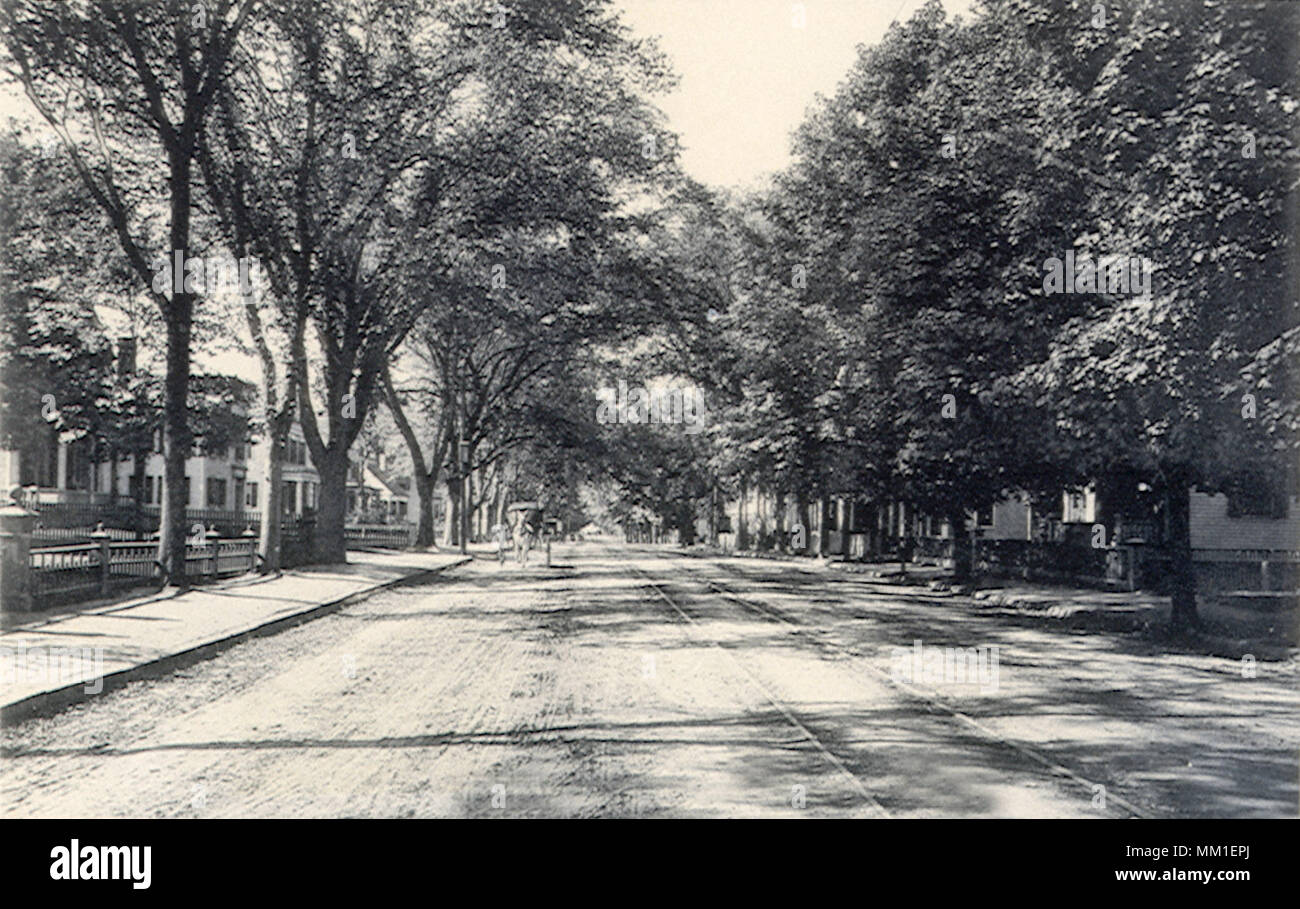 Winthrop Street. Taunton. 1910 Stock Photo Alamy