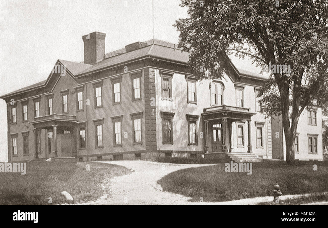 Sprague School. Brockton. 1900 Stock Photo Alamy