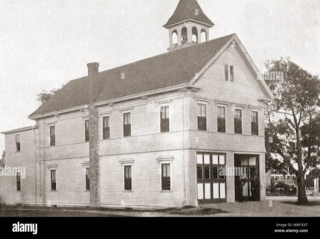 Montello Fire Station. Brockton. 1900 Stock Photo Alamy