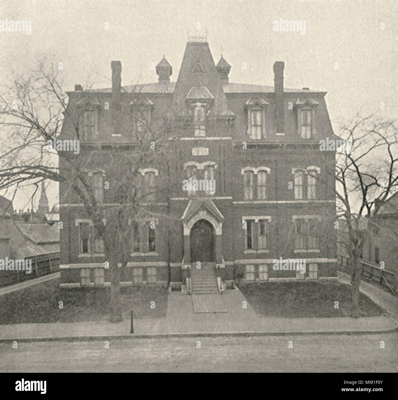 Police Station. Somerville. 1897 Stock Photo Alamy