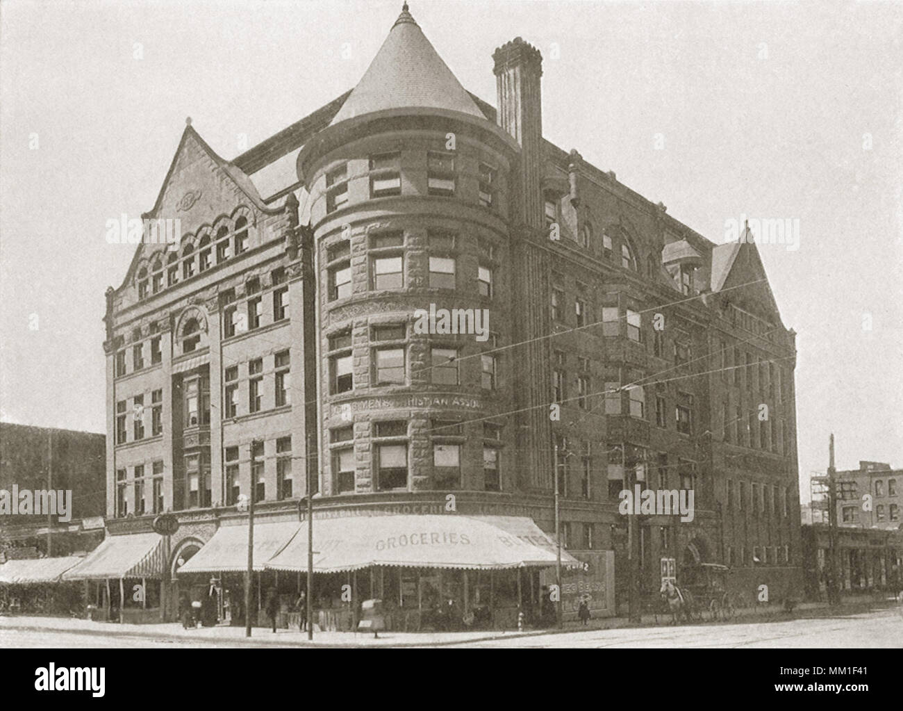 Y.M.A. Building. Springfield. 1906 Stock Photo Alamy