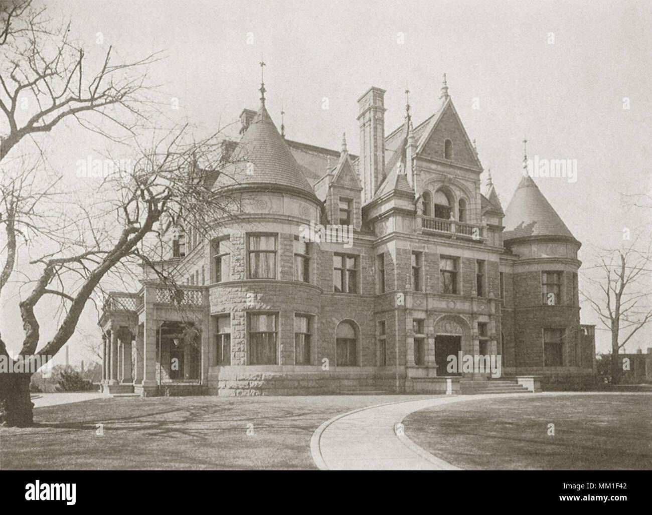 Daniel B. Wesson House. Springfield. 1906 Stock Photo Alamy