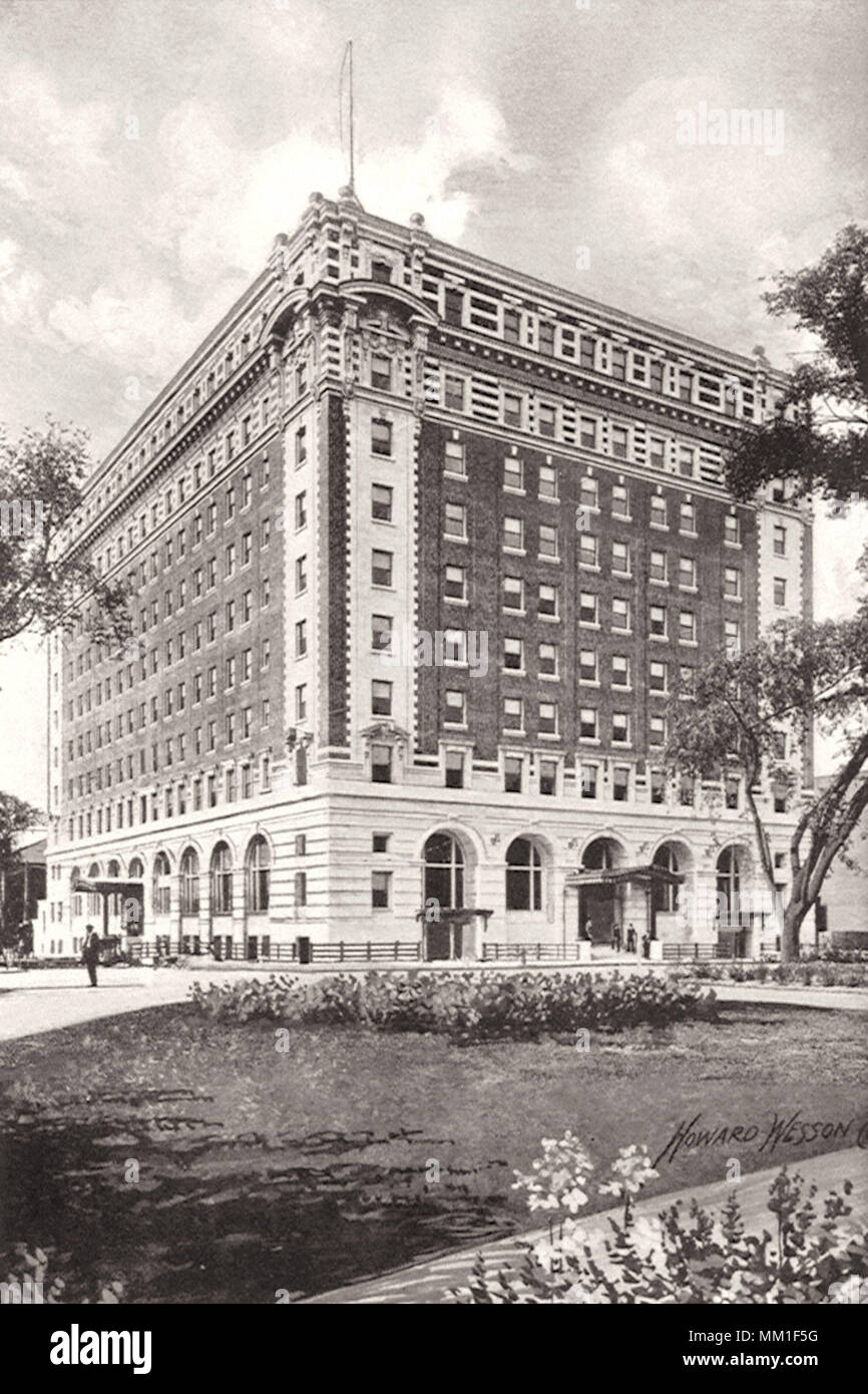 Bancroft Hotel. Worcester. 1910 Stock Photo Alamy