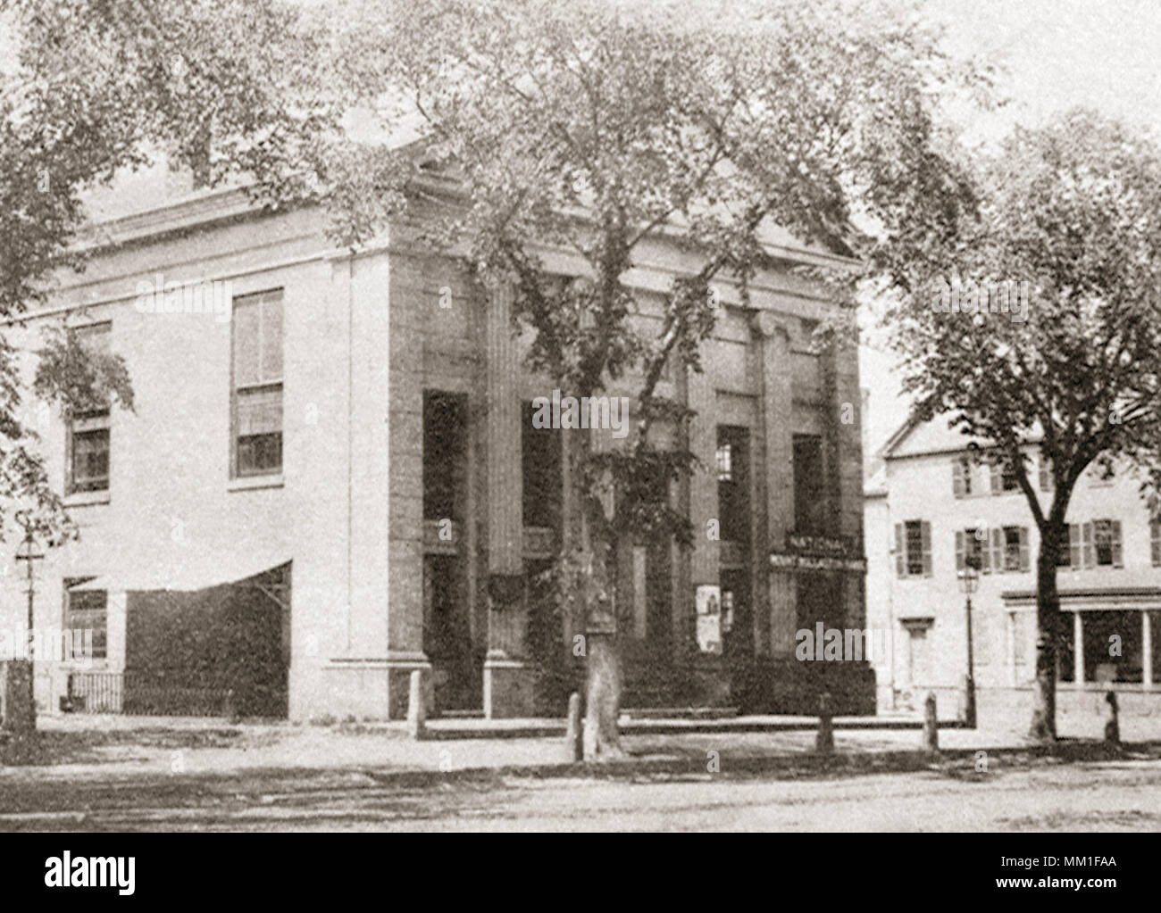 Town Hall. Quincy. 1875 Stock Photo Alamy