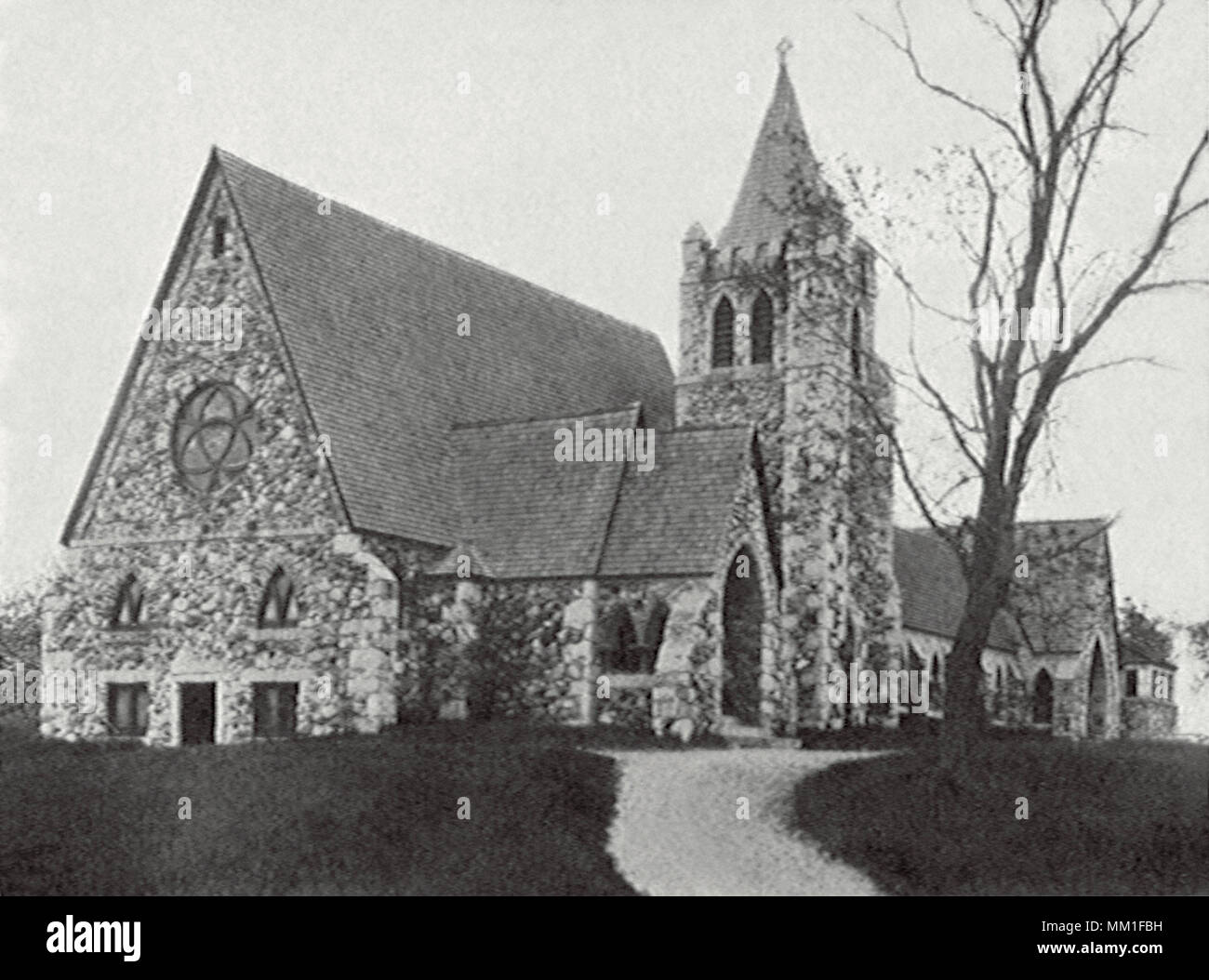 All Saints Church. Chelmsford Center. 1927 Stock Photo