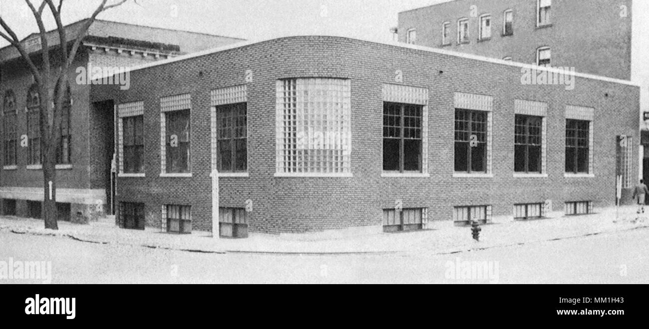 The Boys' Club Building. New Britain. 1950 Stock Photo