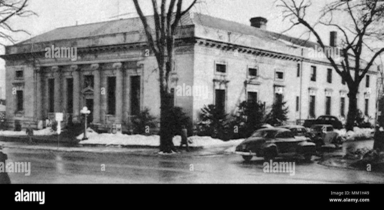 Post Office. New Britain. 1950 Stock Photo