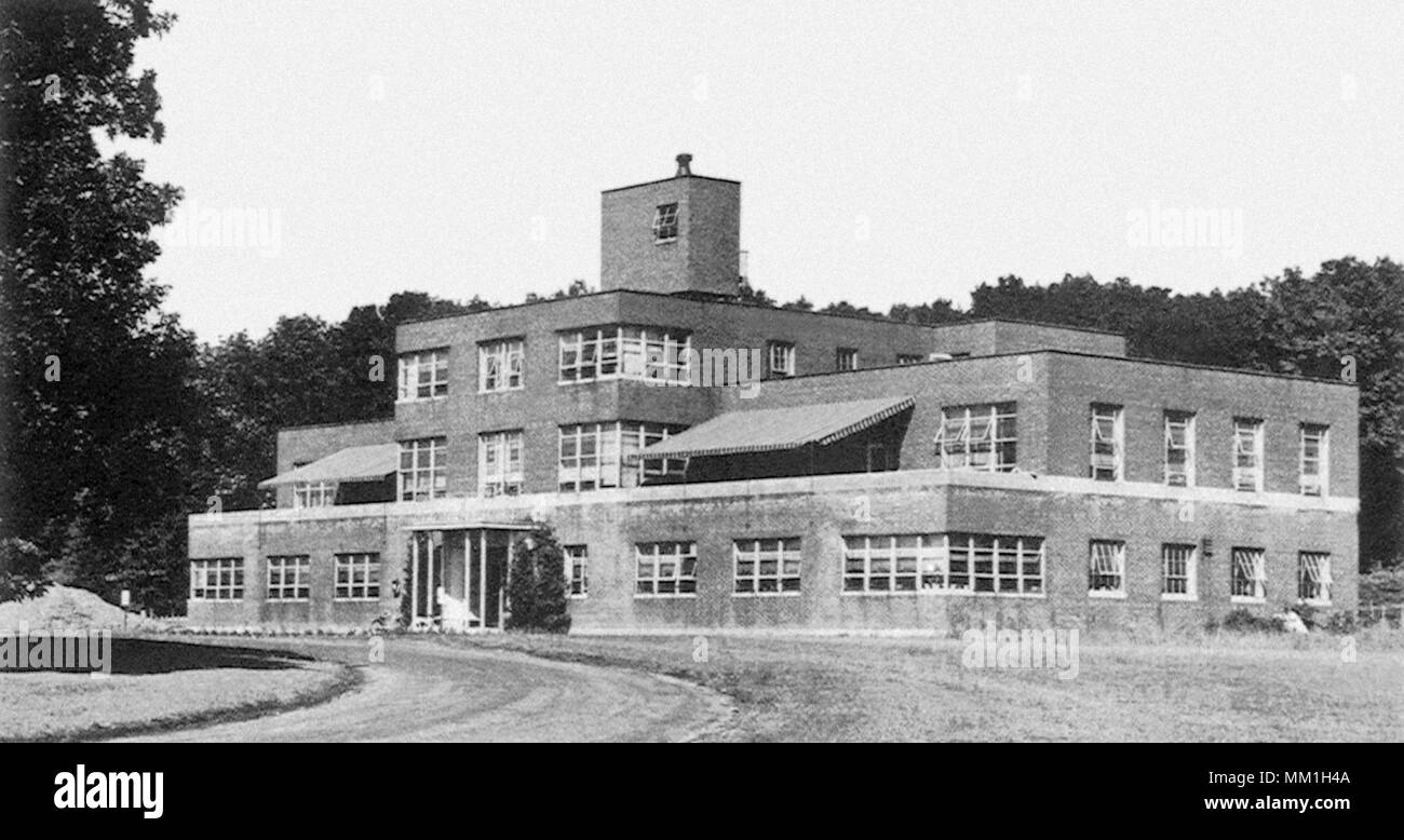 The New Britain Memorial Hospital. New Britain. 1950 Stock Photo