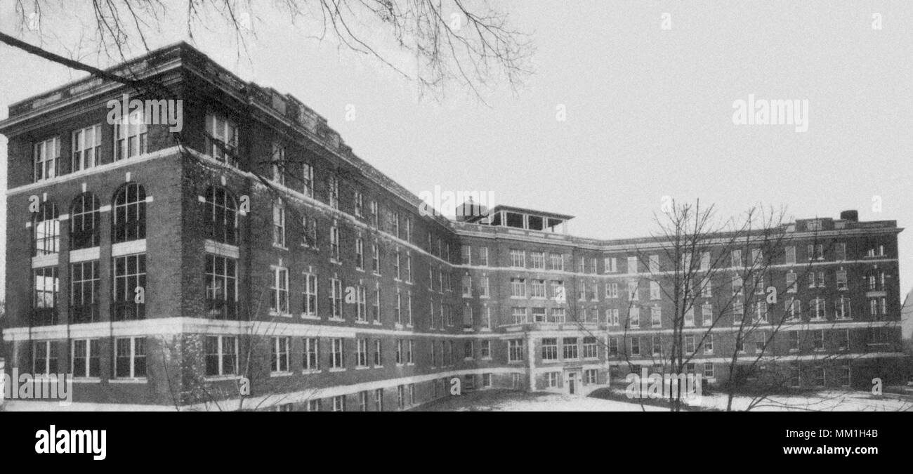 The New Britain General Hospital. New Britain. 1950 Stock Photo
