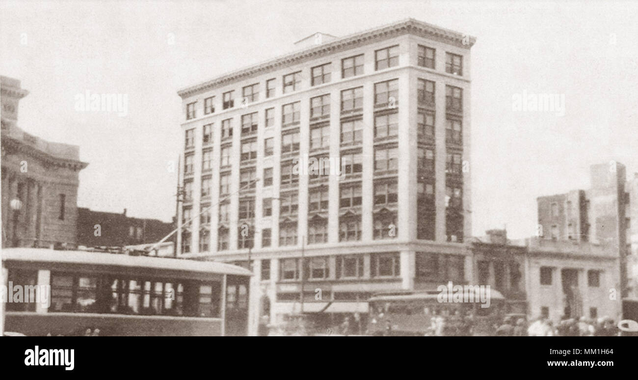View of the Gurley Building. Stamford. 1926 Stock Photo Alamy