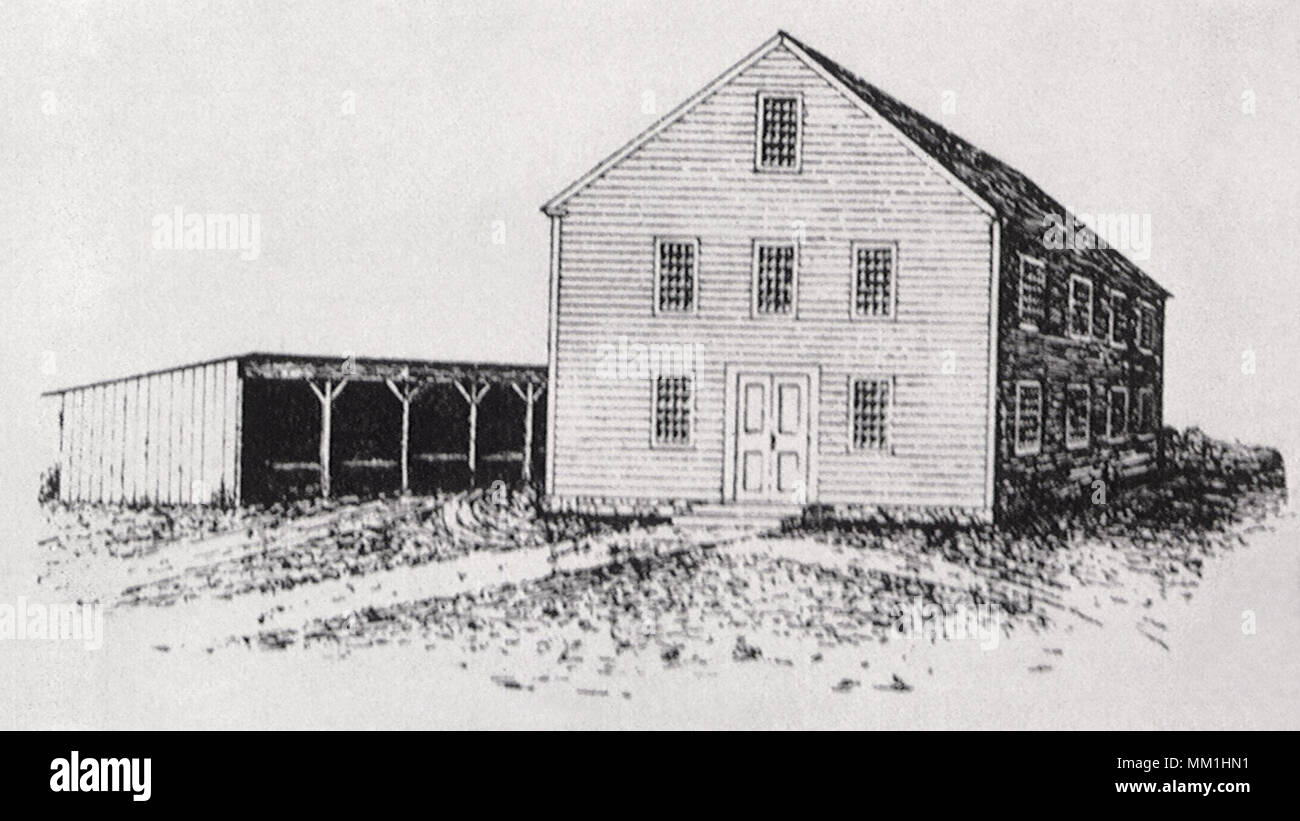 First Baptist Church. Bristol. 1805 Stock Photo