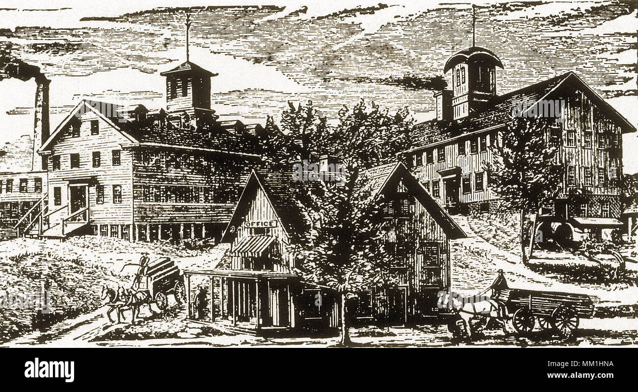 Ingraham Clock Works. Bristol. 1850 Stock Photo Alamy