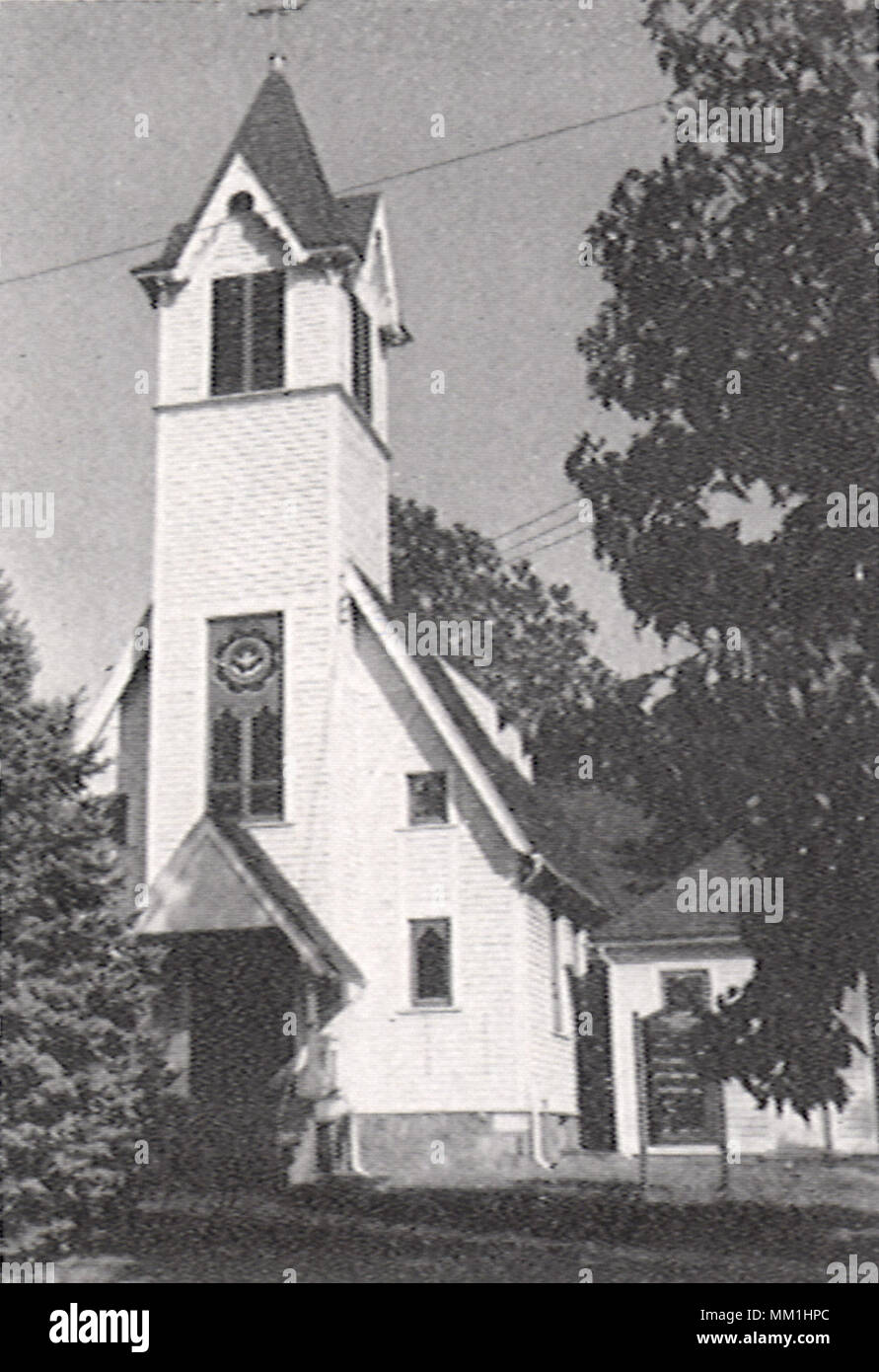 Zion Evangelical Lutheran. Bristol. 1950 Stock Photo