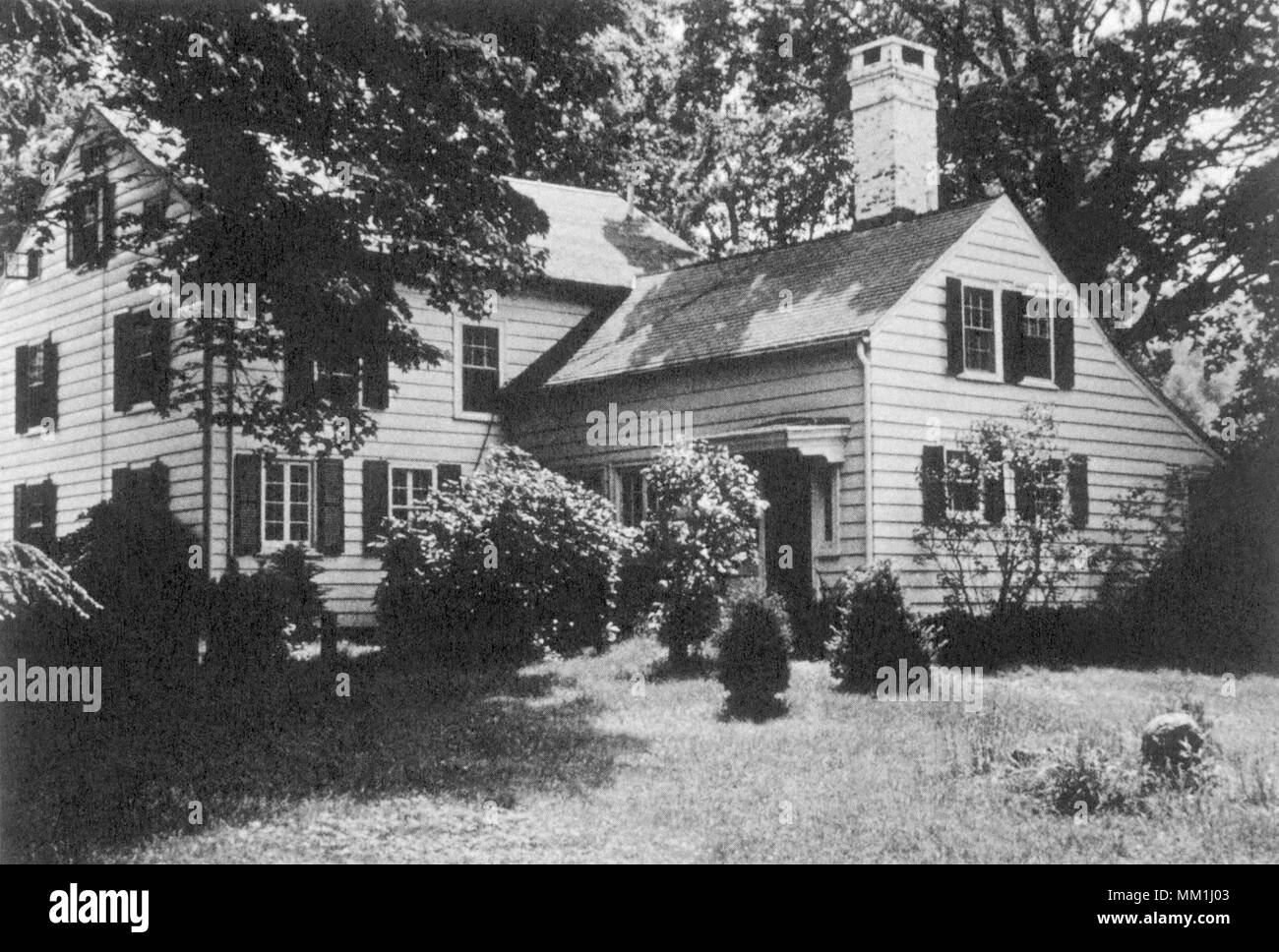 The Joseph Bassett House. North Haven. 1950 Stock Photo Alamy