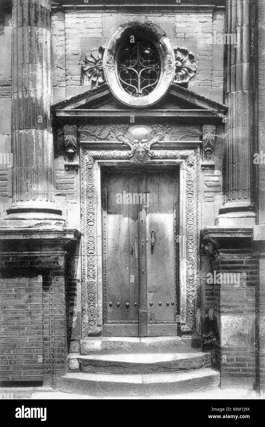 Entrance of Hotel Azzezat. Toulouse. 1900 Stock Photo