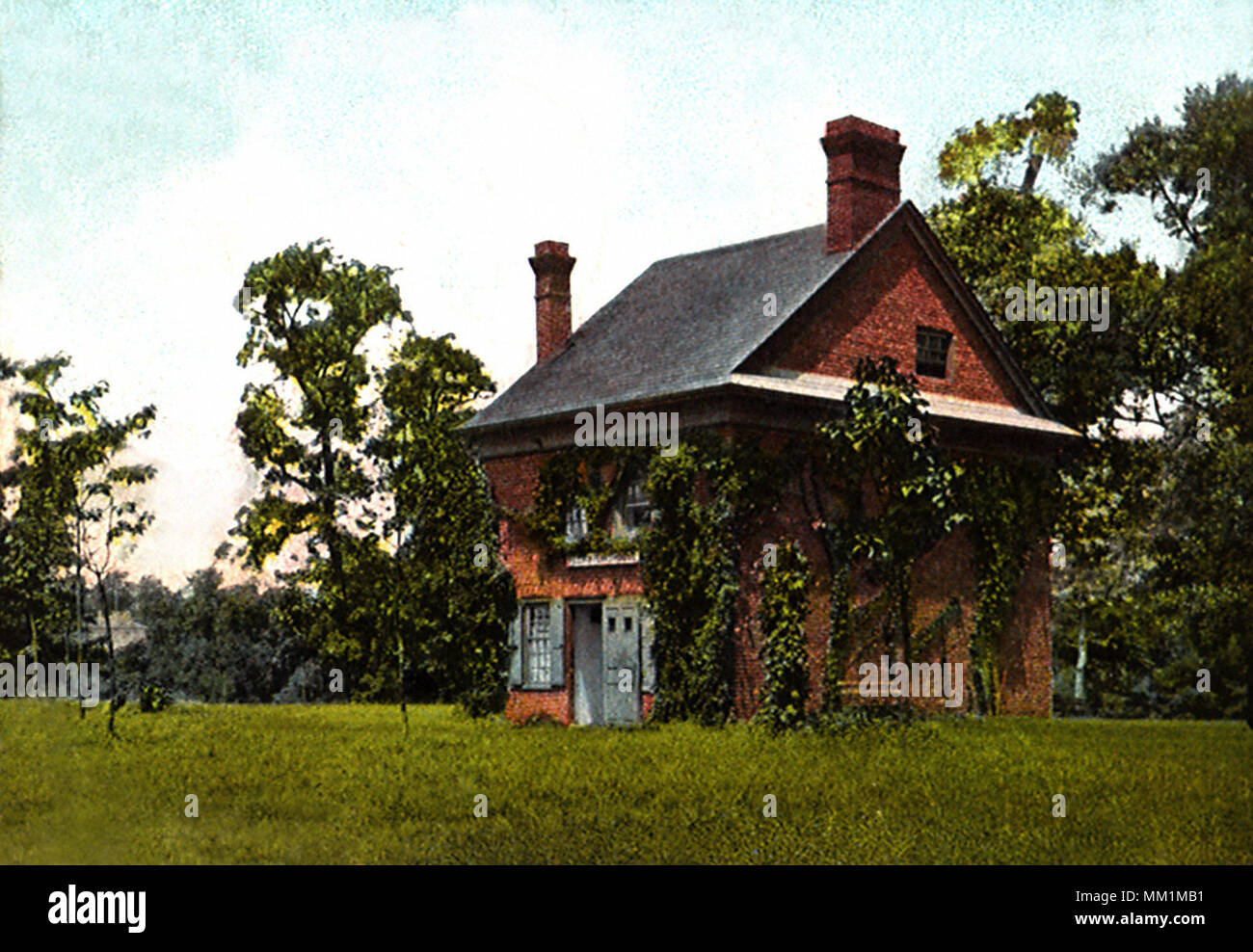 Penn's Mansion in Fairmount Park. Philadelphia. 1908 Stock Photo Alamy