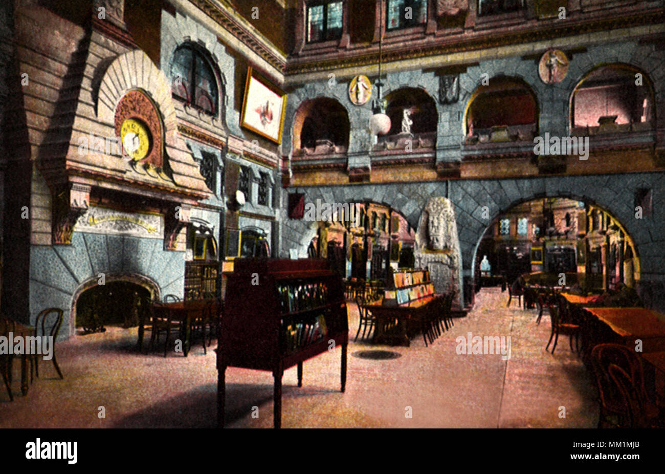 University of Pennsylvania Library. Philadelphia. 1908 Stock Photo - Alamy