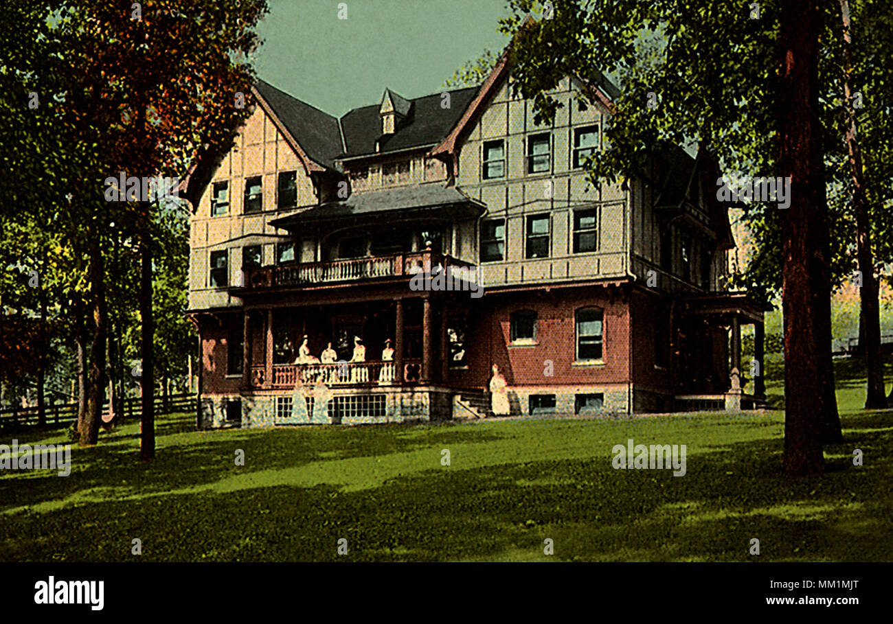 Nurses' Home at Oil City Hospital. Oil City. 1912 Stock Photo Alamy