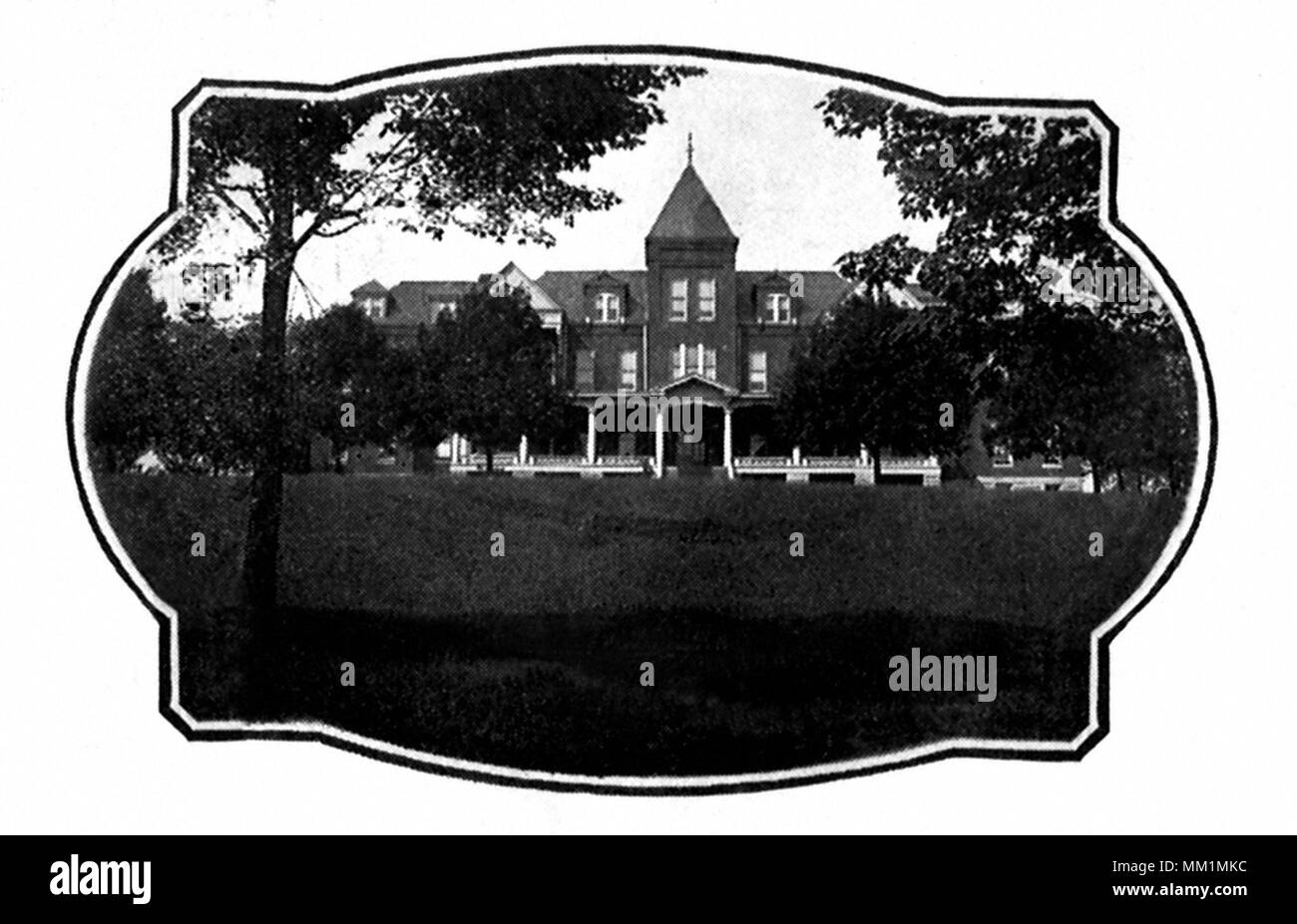 Dorms at Westminster College. New Wilmington. 1911 Stock Photo