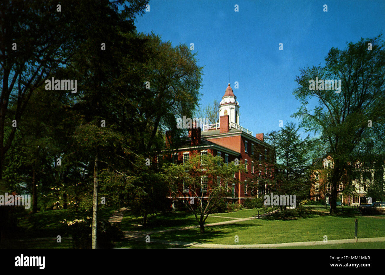 Bentley Hall at Allegheny College. Meadville. 1970 Stock Photo