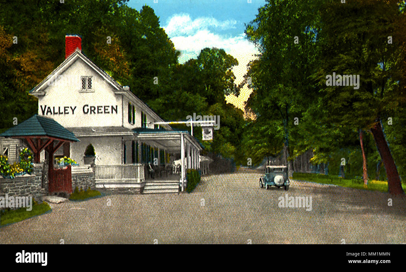 Valley Green Inn Philadelphia 1920 Stock Photo 184435013 Alamy
