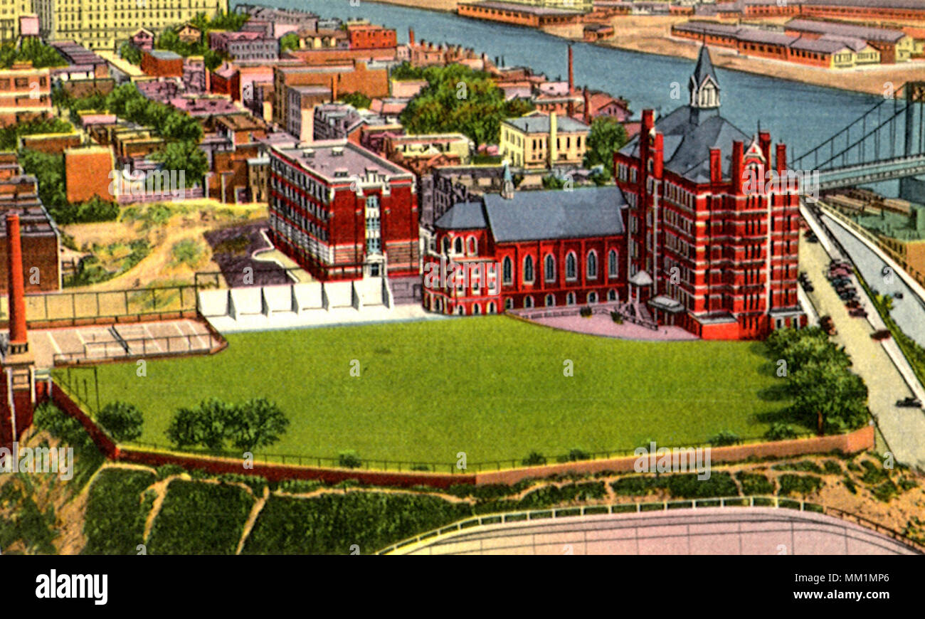 Duquesne University. Pittsburgh. 1920 Stock Photo