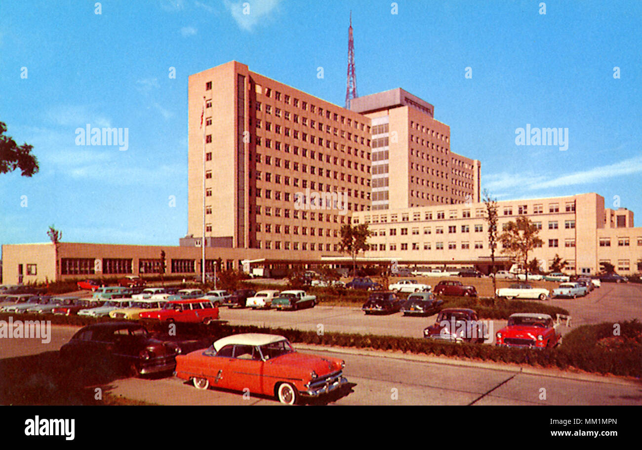Veterans Administration Hospital. Pittsburgh. 1960 Stock Photo