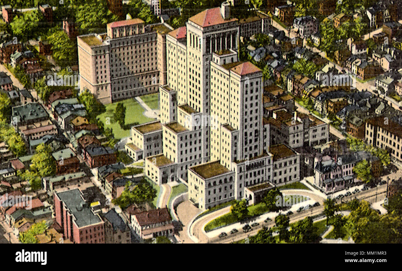 Allegheny General Hosptial. Pittsburgh. 1940 Stock Photo