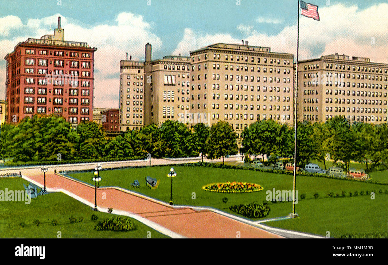 Shenley Hotel and Apartments. Pittsburgh. 1920 Stock Photo