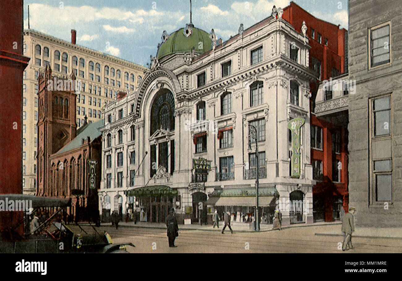 Nixon Theater. Pittsburgh. 1915 Stock Photo