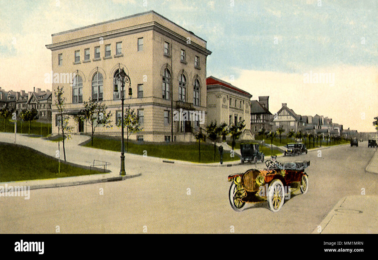 20th Century Club on Grant Blvd. Pittsburgh. 1915 Stock Photo