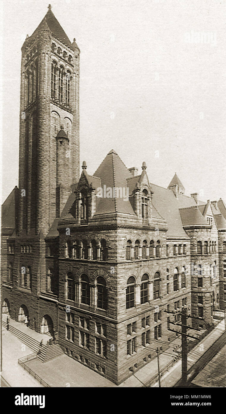 Allegheny County Court House. Pittsburgh. 1930 Stock Photo