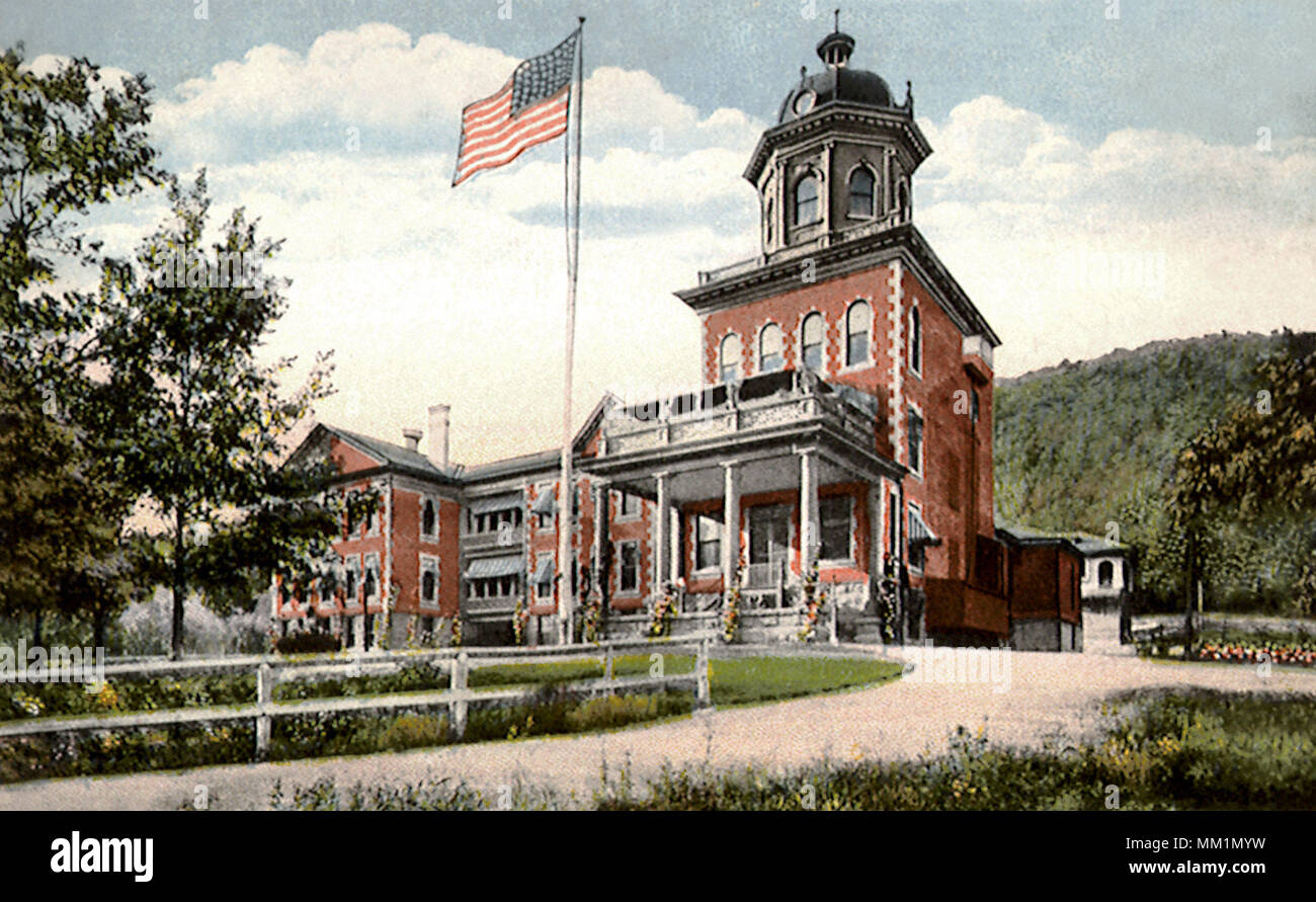 State Hospital. Shamokin. 1915 Stock Photo Alamy