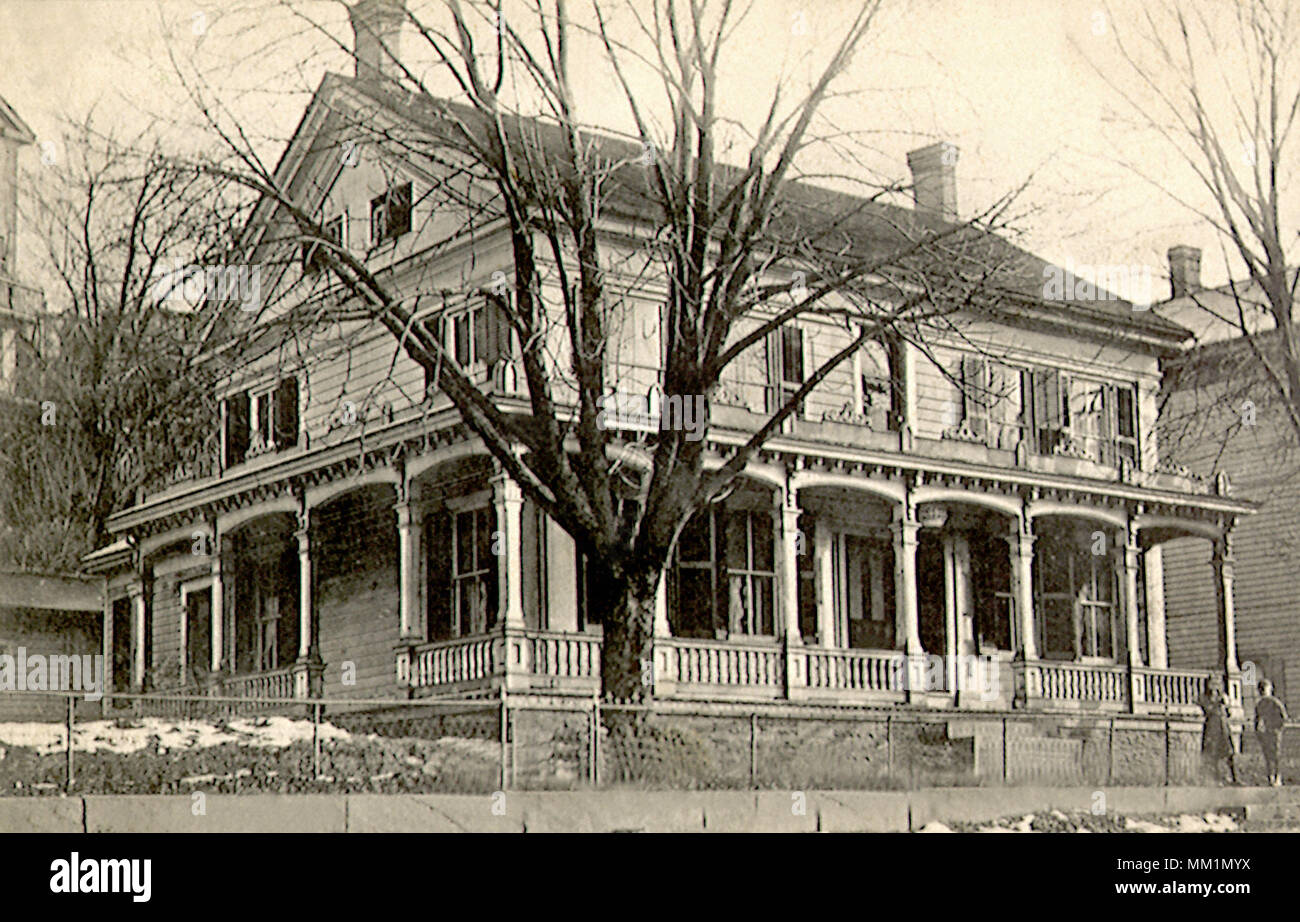 Simon H. Barnes Memorial Hospital. Susquehanna. 1909 Stock Photo