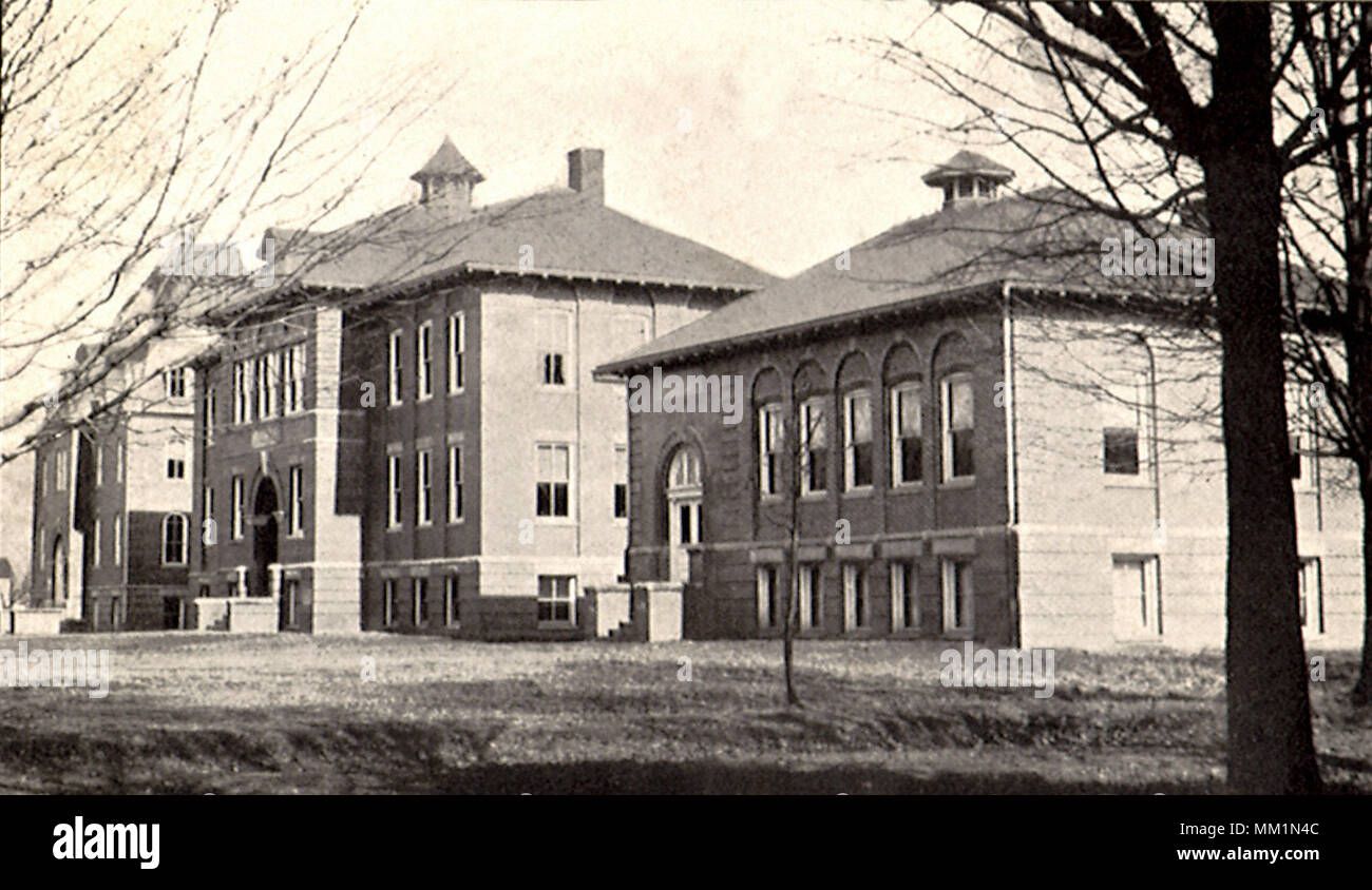 Public School Buildings. Youngsville. 1908 Stock Photo Alamy