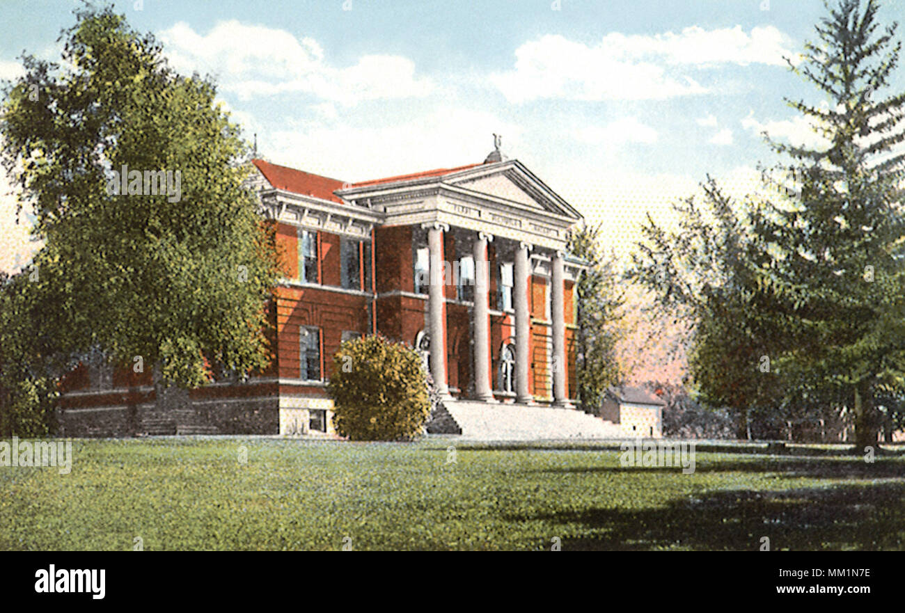 Music Hall at Pillsbury Academy. Owatonna. 1920 Stock Photo