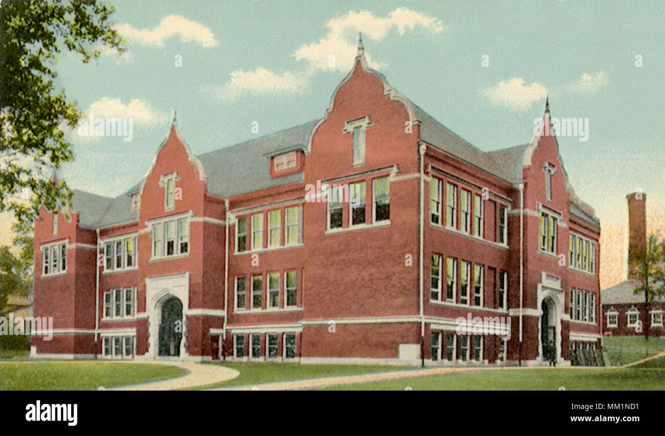 High School Building. Adrian. 1910 Stock Photo Alamy